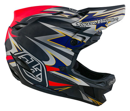 Troy Lee Designs D4 Carbon Full Face Helmet with MIPS - Inferno - Gray