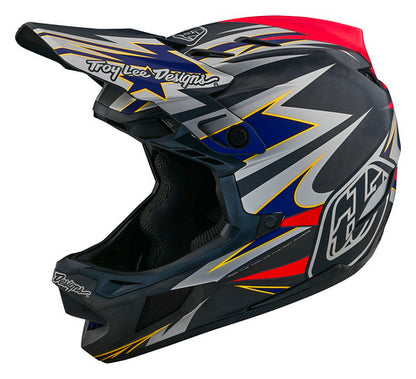 Troy Lee Designs D4 Carbon Full Face Helmet with MIPS - Inferno - Gray