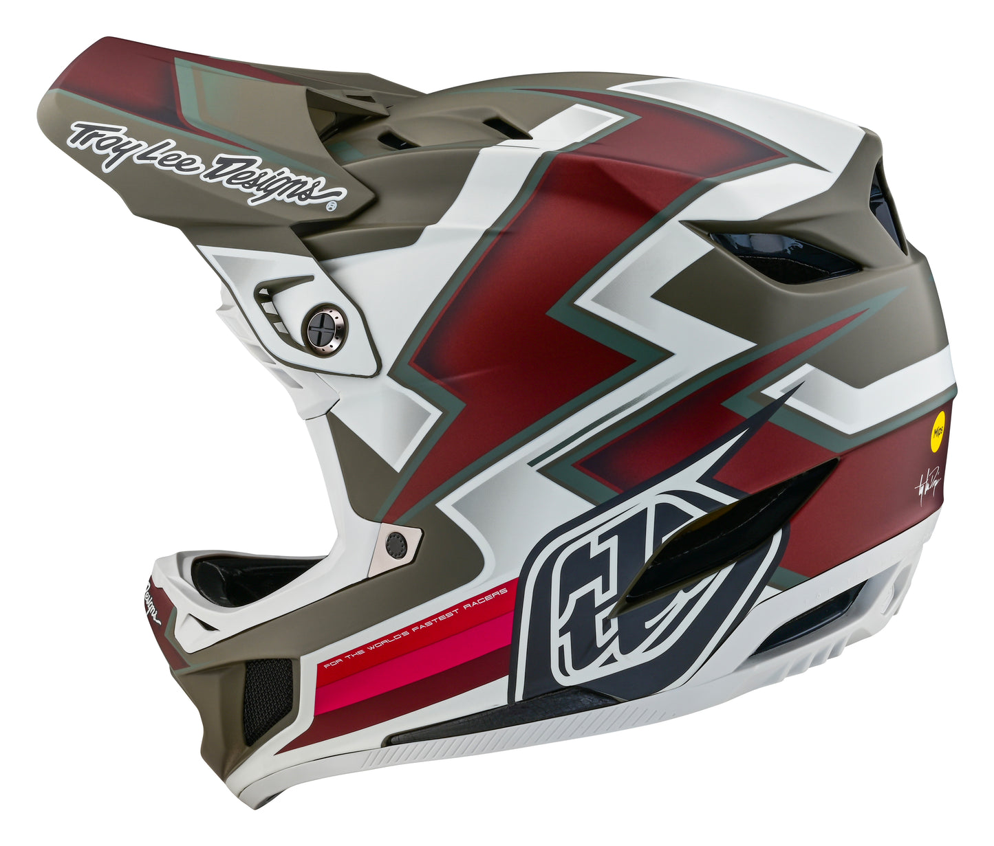 Troy Lee Designs D4 Composite Full Face Helmet with MIPS - Ever - Tarmac