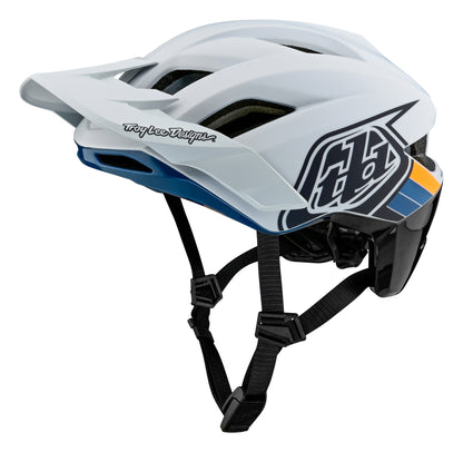 Troy Lee Designs Flowline SE MTB Helmet - Badge - Light Gray-Charcoal