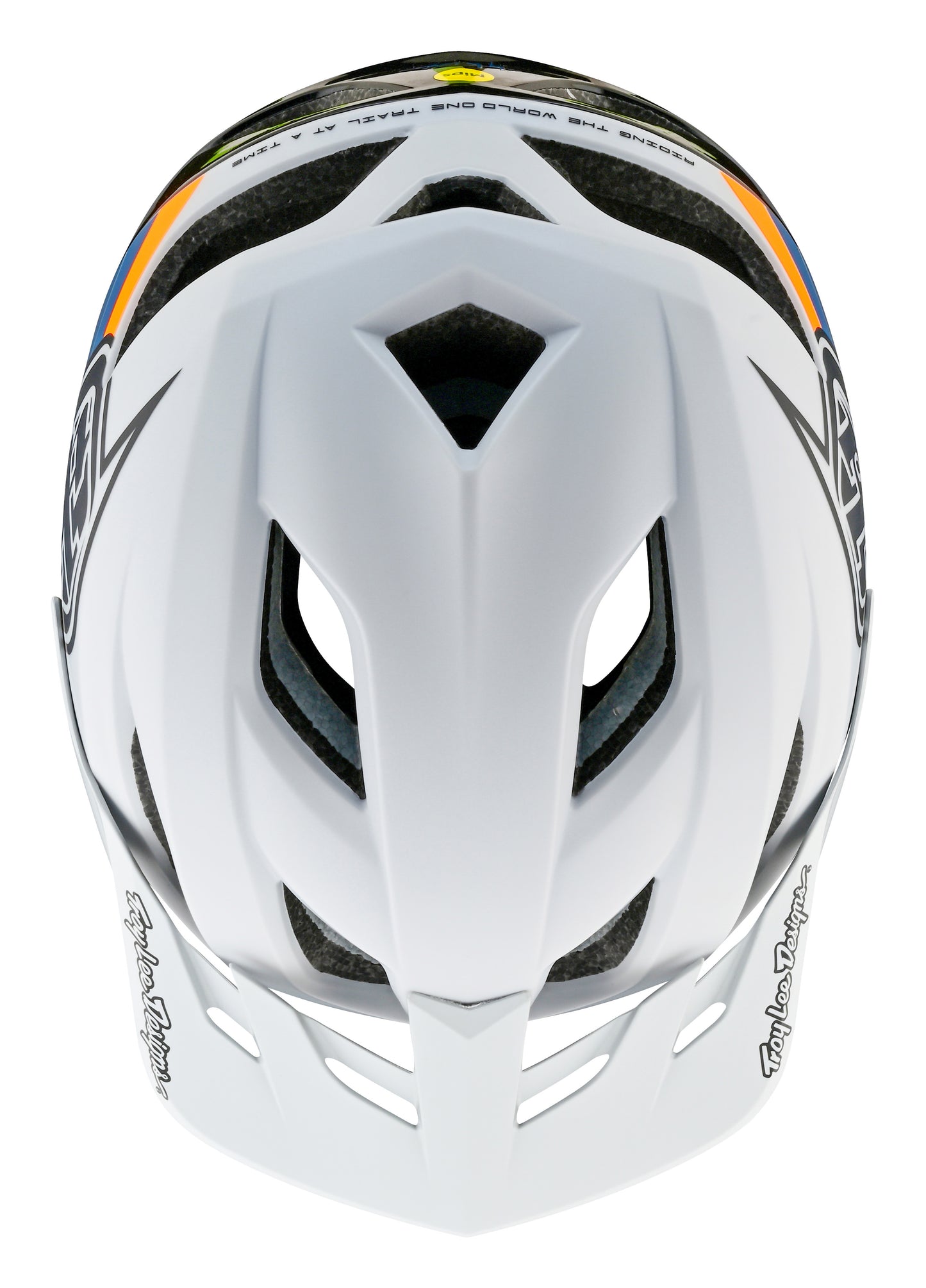 Troy Lee Designs Flowline SE MTB Helmet - Badge - Light Gray-Charcoal
