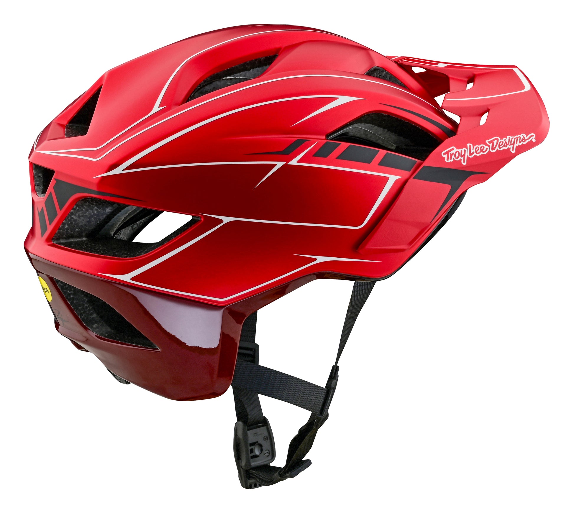 bike helmet canterbury Troy Lee Designs Flowline SE MTB Helmet - Badge - Pinstripe