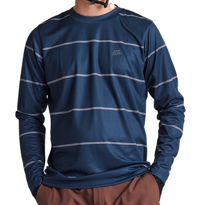 Troy Lee Designs Flowline Long Sleeve MTB Jersey - Revert - Midnight