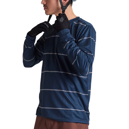 Troy Lee Designs Flowline Long Sleeve MTB Jersey - Revert - Midnight