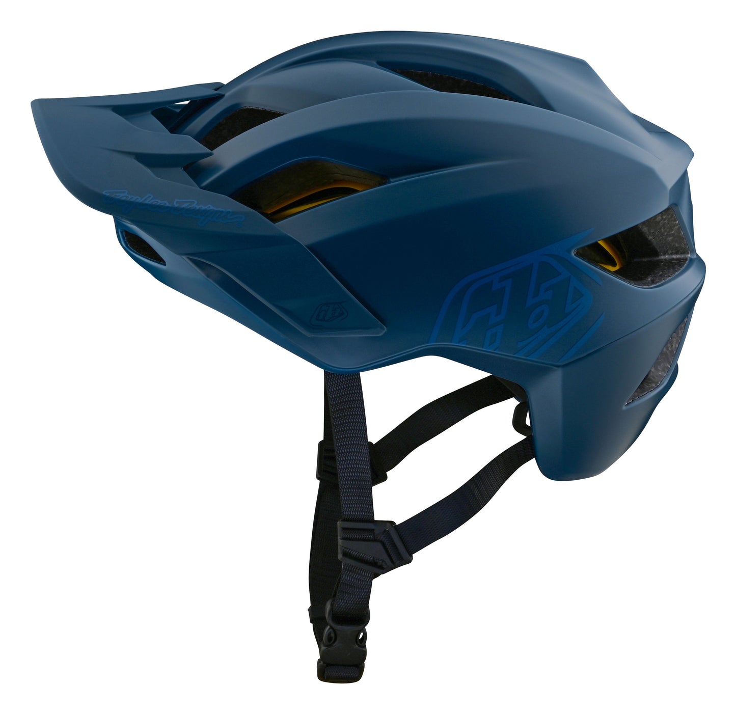 Troy Lee Designs Flowline MTB Helmet with MIPS - Point - Dark Indigo