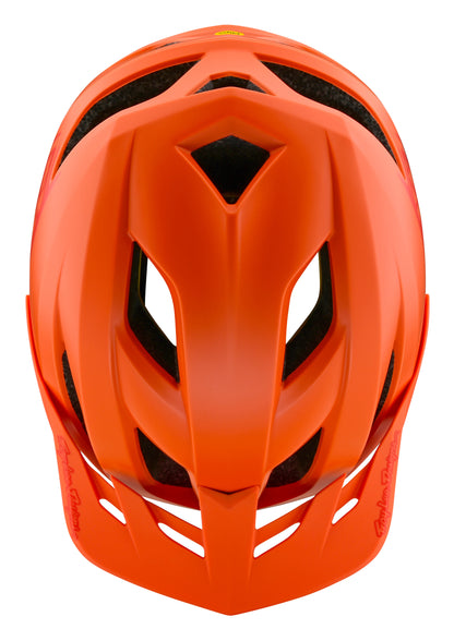 Troy Lee Designs Flowline MTB Helmet with MIPS - Point - Mandarin