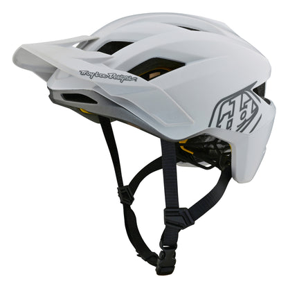 Troy Lee Designs Flowline MTB Helmet with MIPS - Youth - Point - White