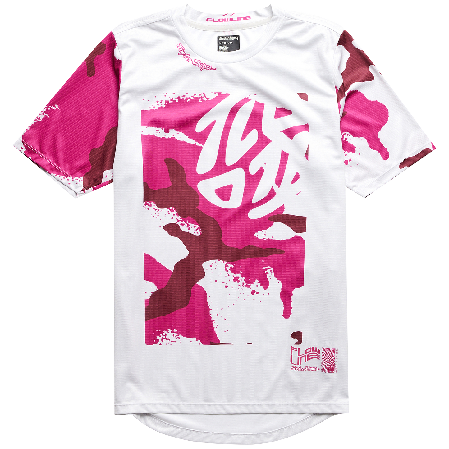 Troy Lee Designs Flowline Short Sleeve MTB Jersey - Confined - Mist