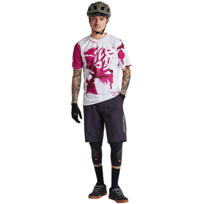 Troy Lee Designs Flowline Short Sleeve MTB Jersey - Confined - Mist
