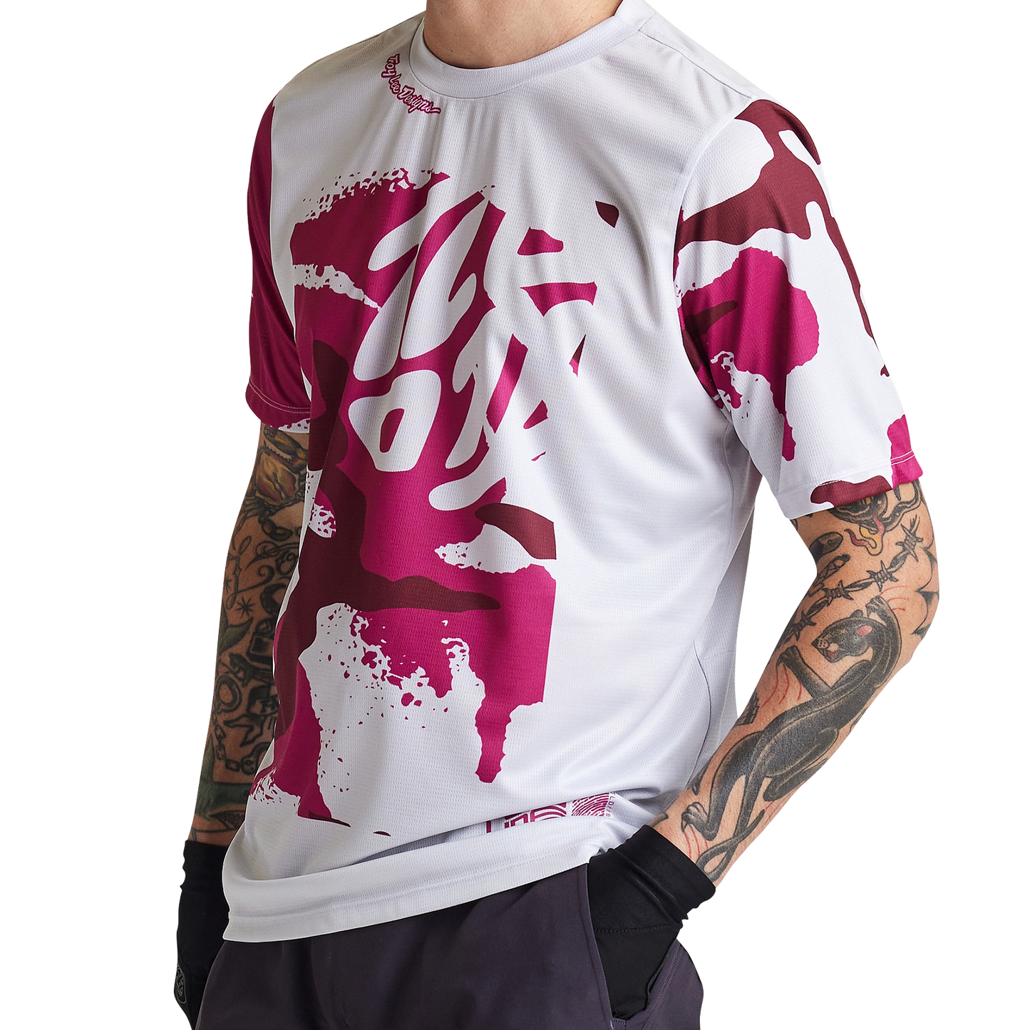 Troy Lee Designs Flowline Short Sleeve MTB Jersey - Confined - Mist