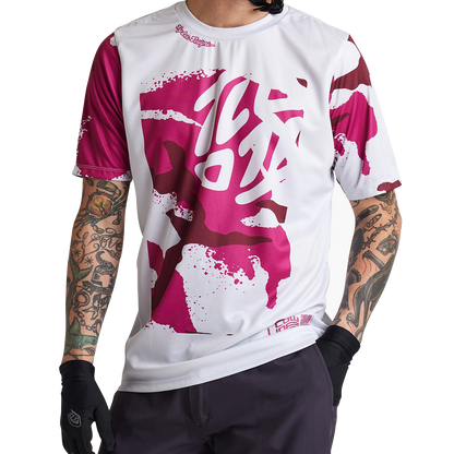 Troy Lee Designs Flowline Short Sleeve MTB Jersey - Confined - Mist