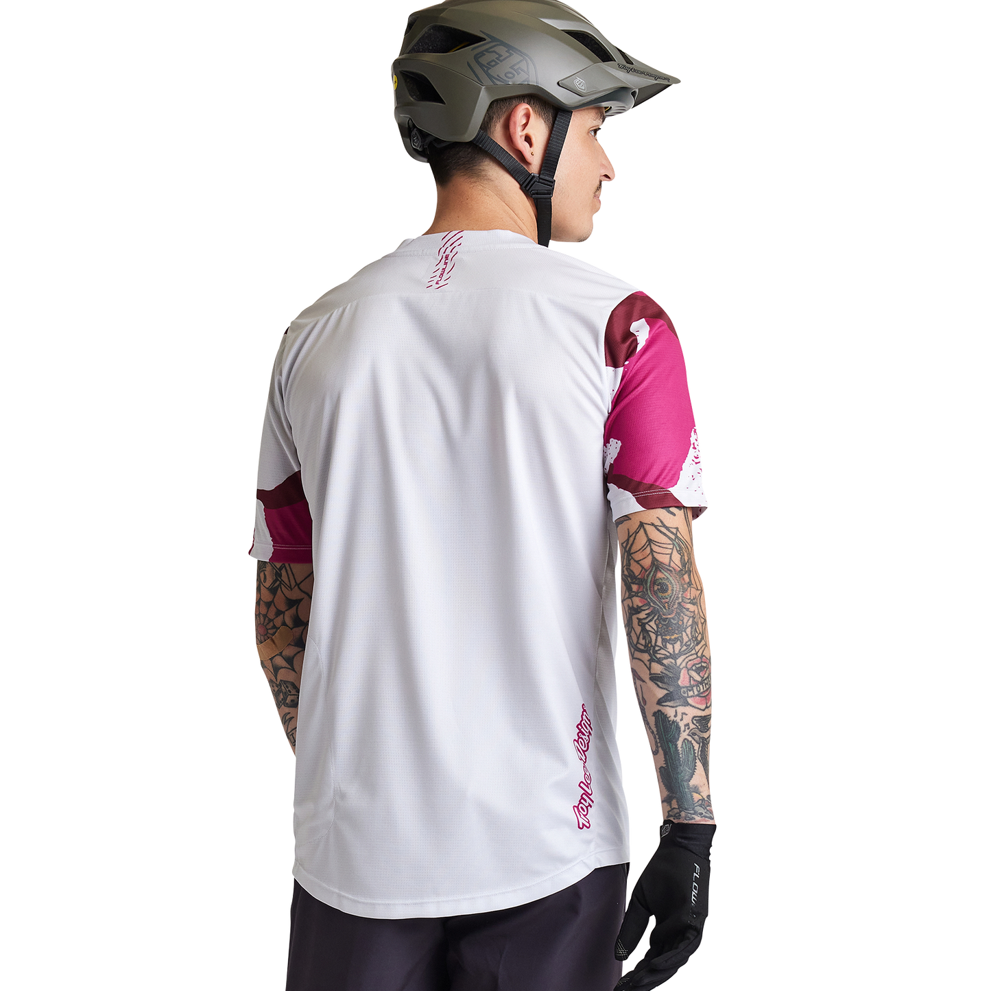 Troy Lee Designs Flowline Short Sleeve MTB Jersey - Confined - Mist
