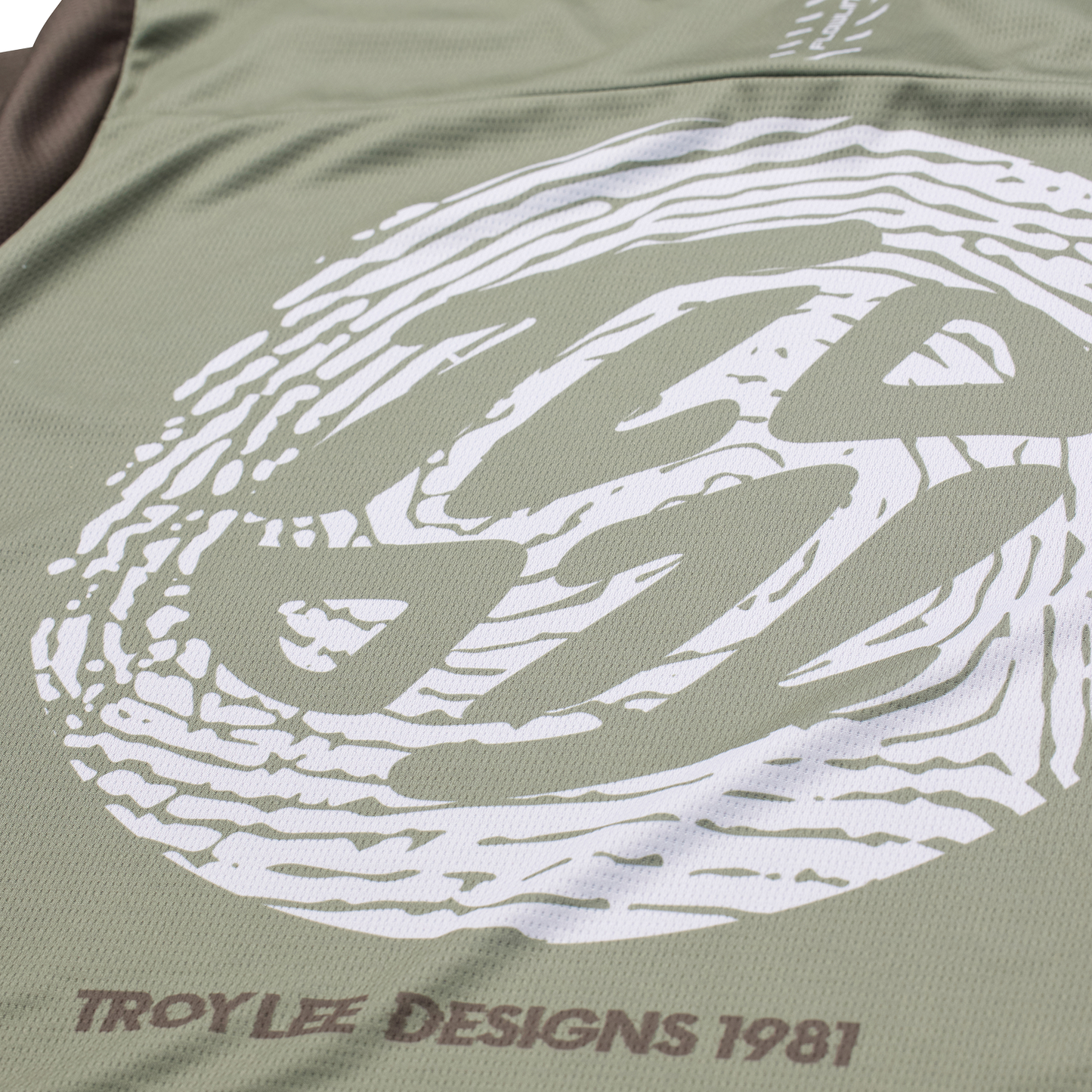 Troy Lee Designs Flowline Short Sleeve MTB Jersey - Flipped - Olive