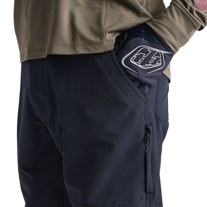 Troy Lee Designs Pantaloni MTB Ruckus Long Travel Mono - Per Enduro E Downhill, Tessuto Bluesign, Girovita Regolabile