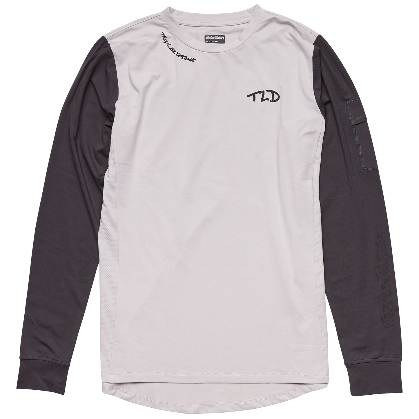 Troy Lee Designs Ruckus Long Sleeve Ride Tee - Bolts - Resist - Mist