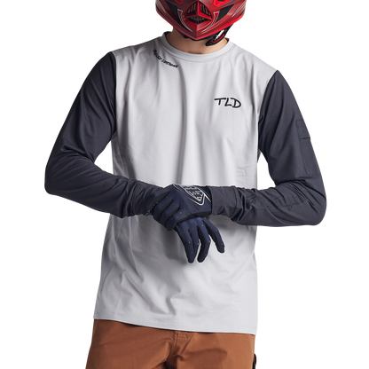 Troy Lee Designs Ruckus Long Sleeve Ride Tee - Bolts - Resist - Mist