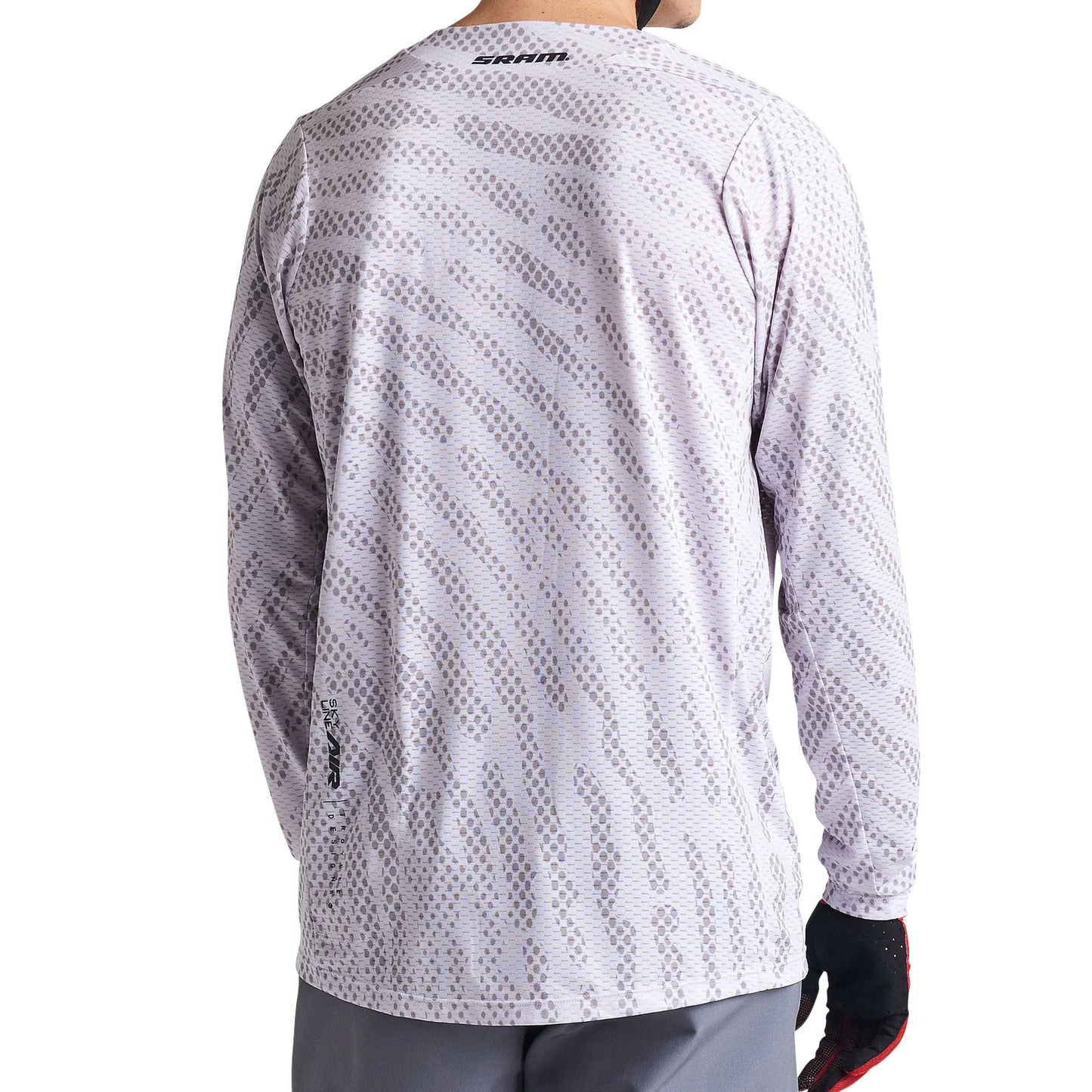 Troy Lee Designs Skyline Air Long Sleeve MTB Jersey - SRAM Roots - Cement