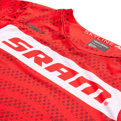 Troy Lee Designs Skyline Air Short Sleeve MTB Jersey - SRAM Roots - Fiery Red
