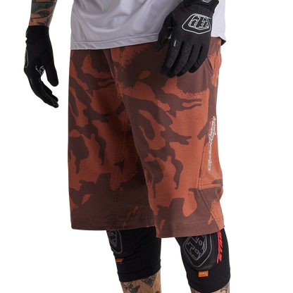 Troy Lee Designs Skyline MTB Short - Shell - Shadow Camo - Brick