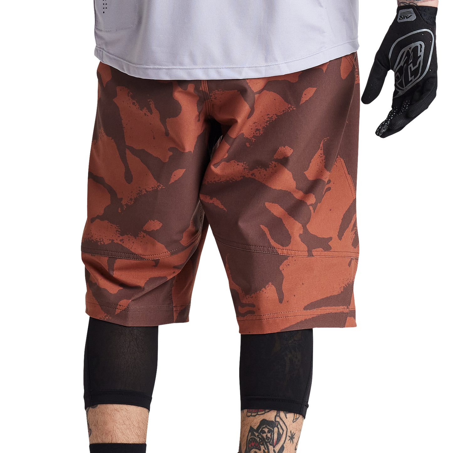 Troy Lee Designs Skyline MTB Short with Liner - Shadow Camo - Brick