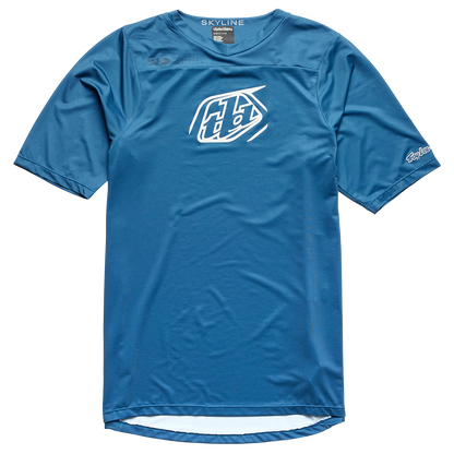 Troy Lee Designs Skyline Short Sleeve MTB Jersey - Iconic - Indigo