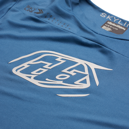 Troy Lee Designs Skyline Short Sleeve MTB Jersey - Iconic - Indigo