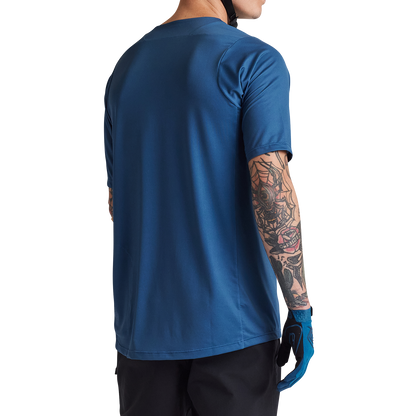 Troy Lee Designs Skyline Short Sleeve MTB Jersey - Iconic - Indigo
