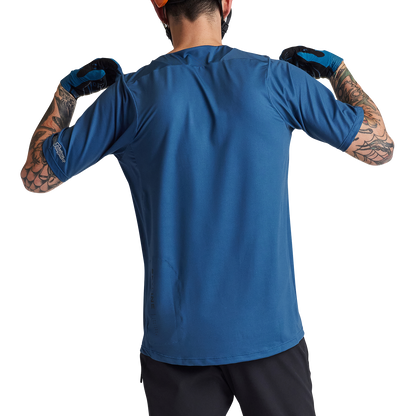 Troy Lee Designs Skyline Short Sleeve MTB Jersey - Iconic - Indigo
