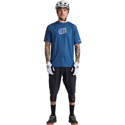 Troy Lee Designs Skyline Short Sleeve MTB Jersey - Iconic - Indigo