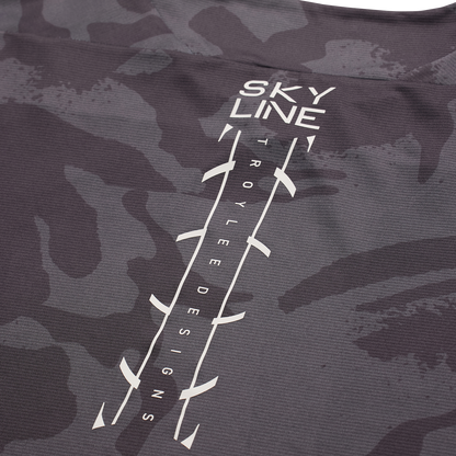 Troy Lee Designs Skyline Short Sleeve MTB Jersey - Shadow Camo - Carbon