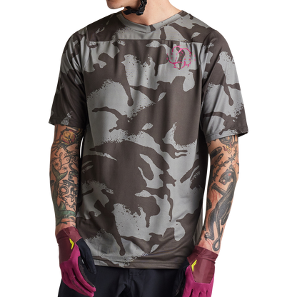 Troy Lee Designs Skyline Short Sleeve MTB Jersey - Shadow Camo - Olive