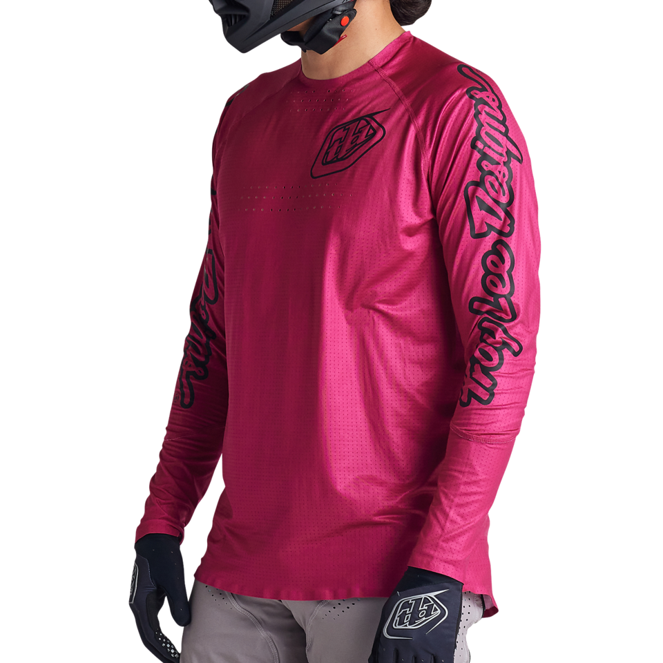 Troy Lee Designs Sprint Ultra Long Sleeve MTB Jersey - Berry