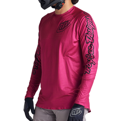 Troy Lee Designs Sprint Ultra Long Sleeve MTB Jersey - Berry