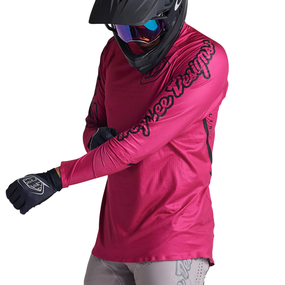 Troy Lee Designs Sprint Ultra Long Sleeve MTB Jersey - Berry