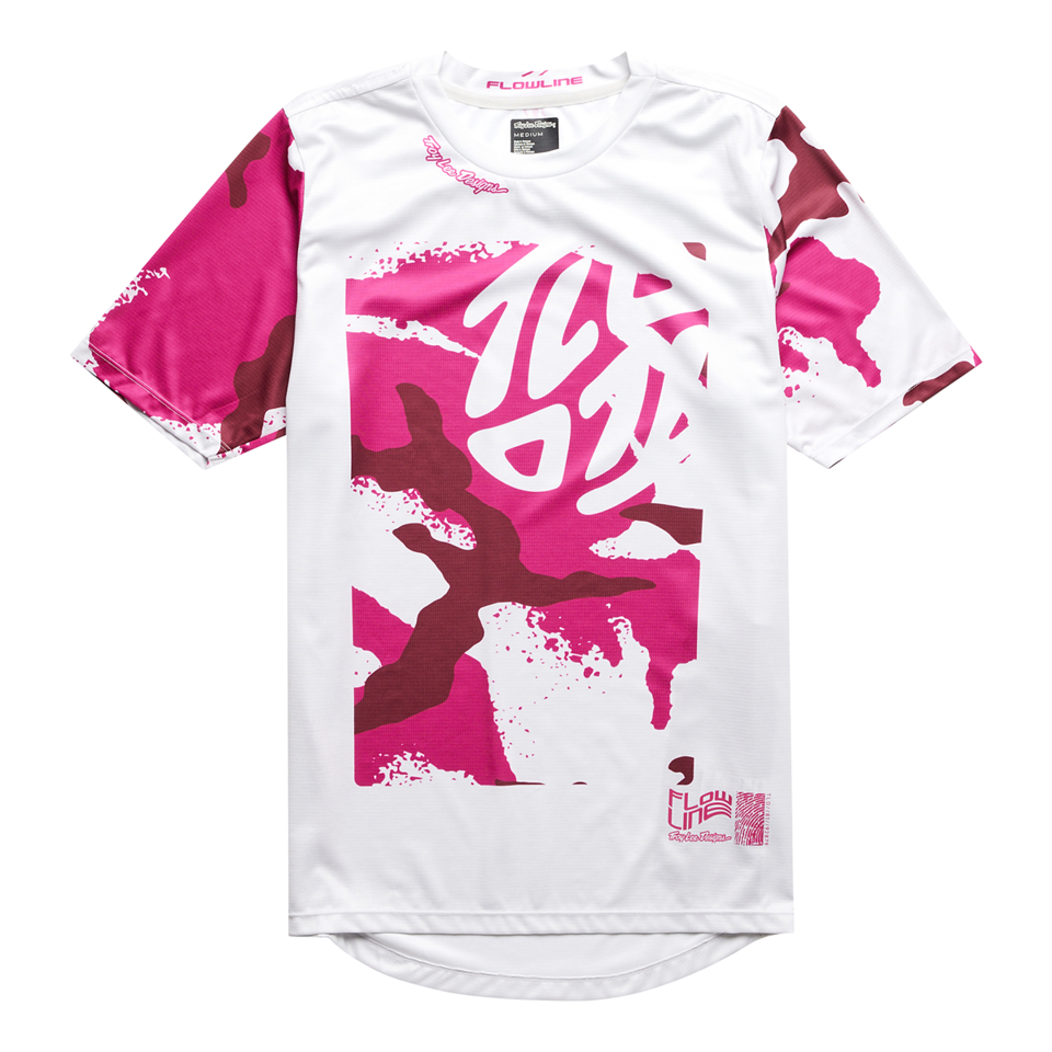 Troy Lee Designs Flowline Short Sleeve MTB Jersey - Youth - Confined - Mist