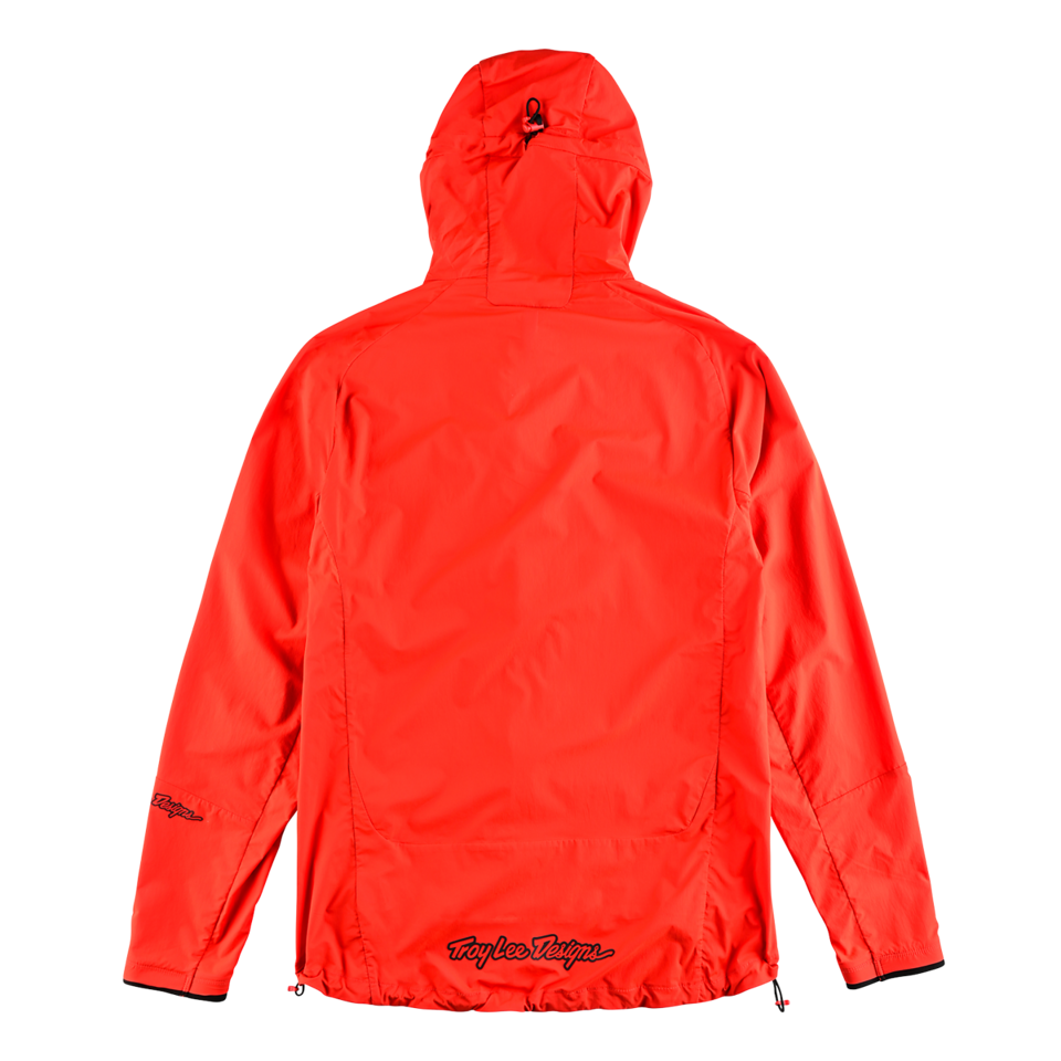 Troy Lee Designs Drift Windbreaker Jacket - Fire Orange