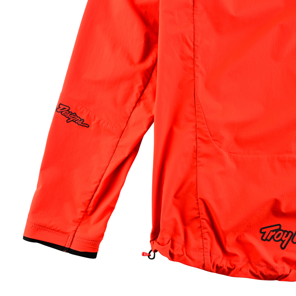 Troy Lee Designs Drift Windbreaker Jacket - Fire Orange