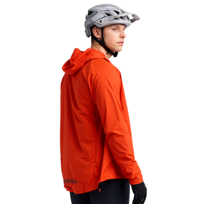 Troy Lee Designs Drift Windbreaker Jacket - Fire Orange