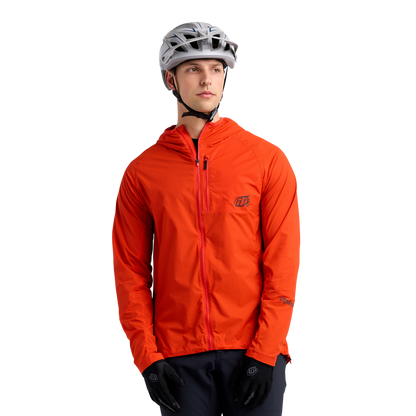 Troy Lee Designs Drift Windbreaker Jacket - Fire Orange