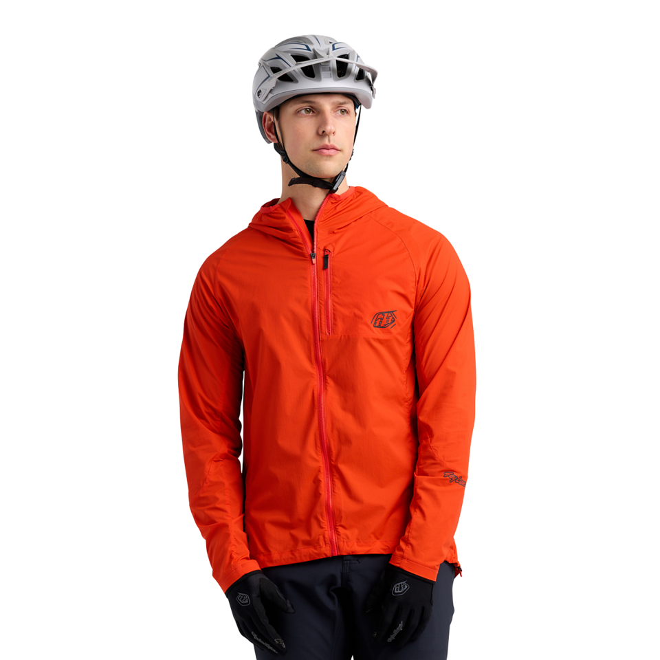 Troy Lee Designs Drift Windbreaker Jacket - Fire Orange