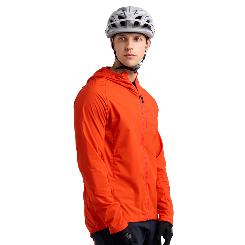 Troy Lee Designs Drift Windbreaker Jacket - Fire Orange