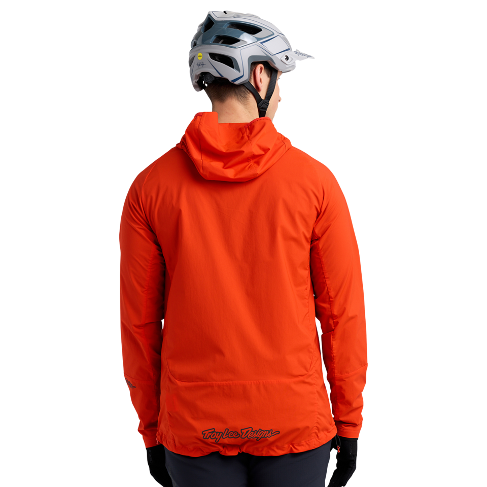 Troy Lee Designs Drift Windbreaker Jacket - Fire Orange