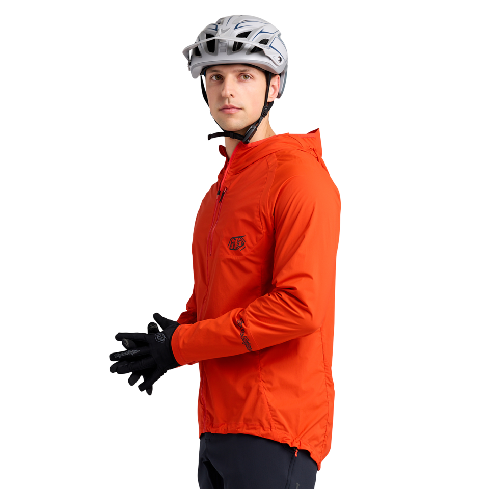 Troy Lee Designs Drift Windbreaker Jacket - Fire Orange