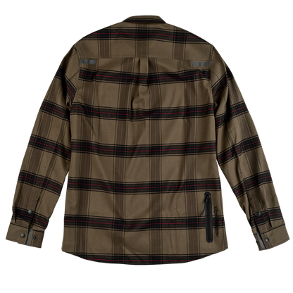 Troy Lee Designs Grind Flannel Shirt - YD Plaid - Dark Pine Troy Lee Designs Grind Flannel Shirt - YD Plaid - Dark Pine