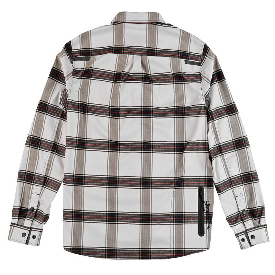 Troy Lee Designs Grind Flannel Shirt - YD Plaid - Mist