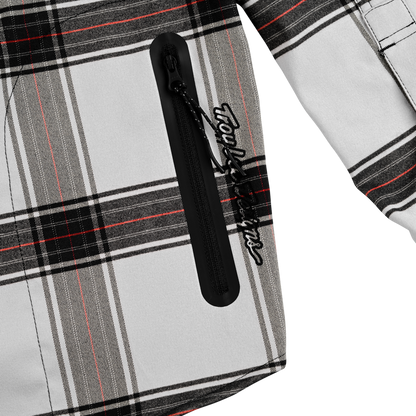 Troy Lee Designs Grind Flannel Shirt - YD Plaid - Mist