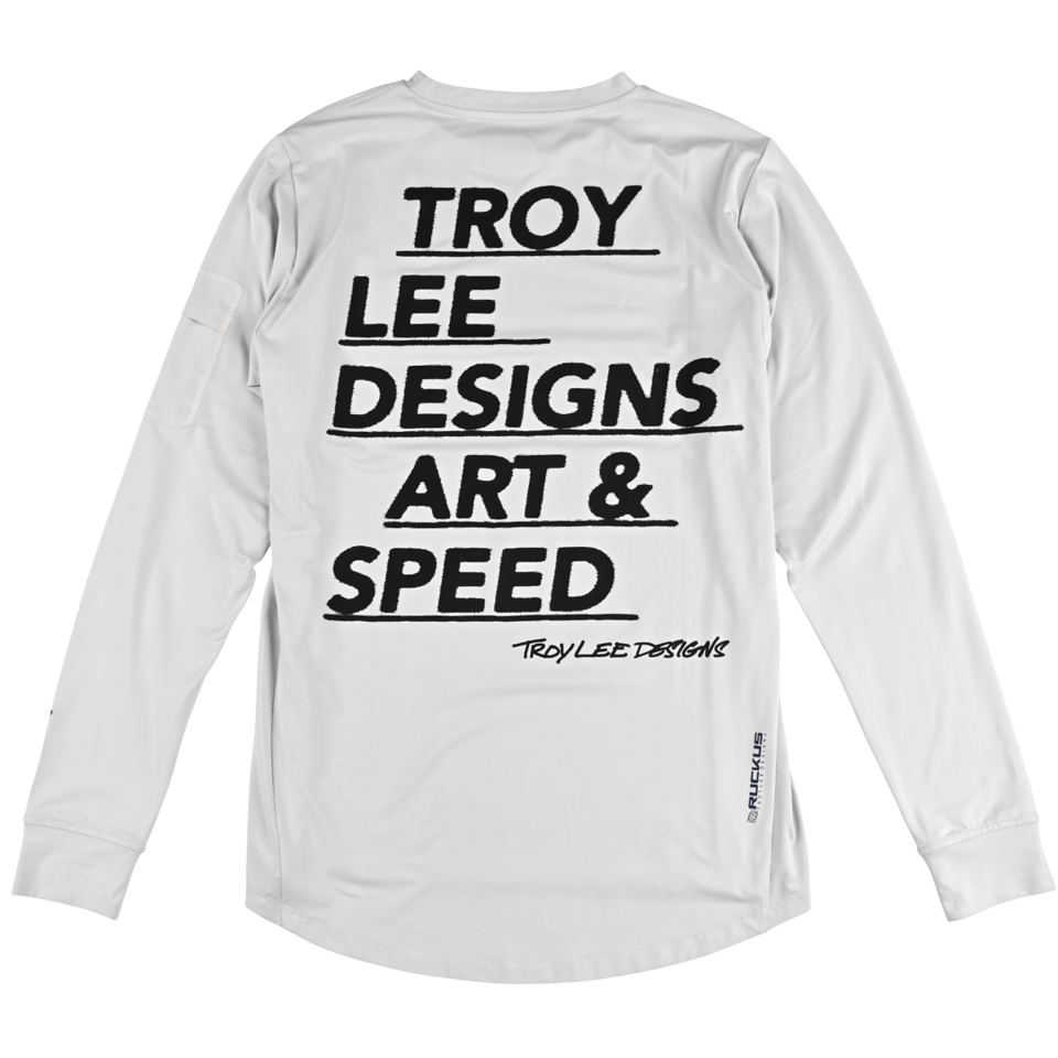 Troy Lee Designs Ruckus Long Sleeve Ride Tee - Art and Speed - Mist