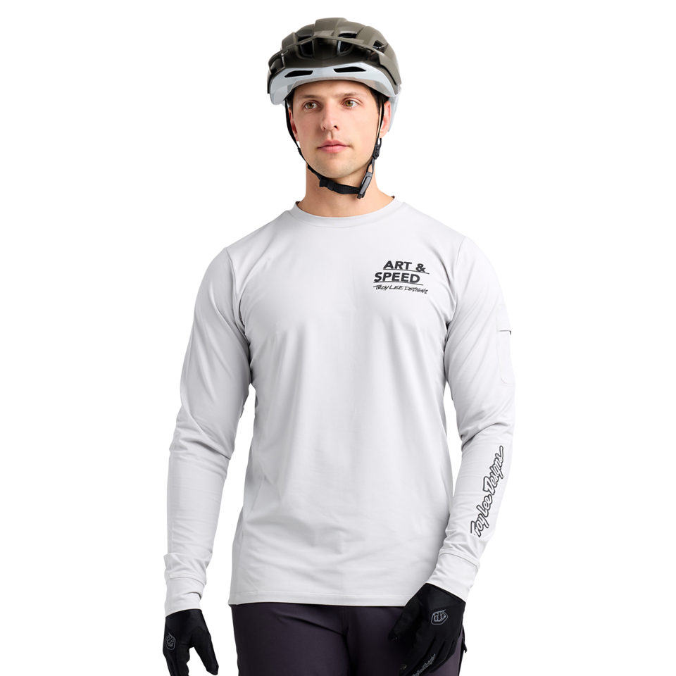 Troy Lee Designs Maillot Manches 3/4 Homme - Ruckus Ride - Mono Carbon Troy Lee Designs Maillot Manches 3/4 Homme - Ruckus Ride - Mono Carbon