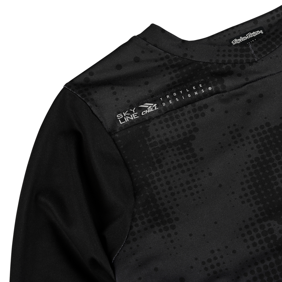Troy Lee Designs Skyline Chill Long Sleeve MTB Jersey - Scattered - Carbon