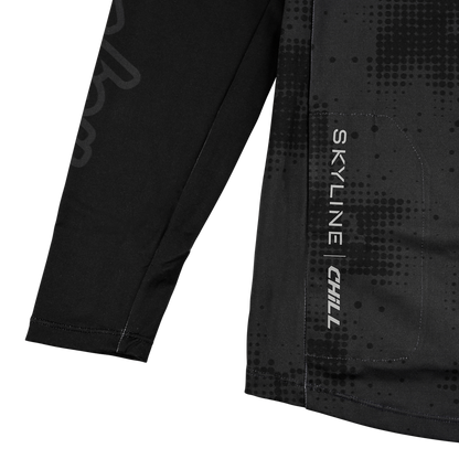 Troy Lee Designs Skyline Chill Long Sleeve MTB Jersey - Scattered - Carbon
